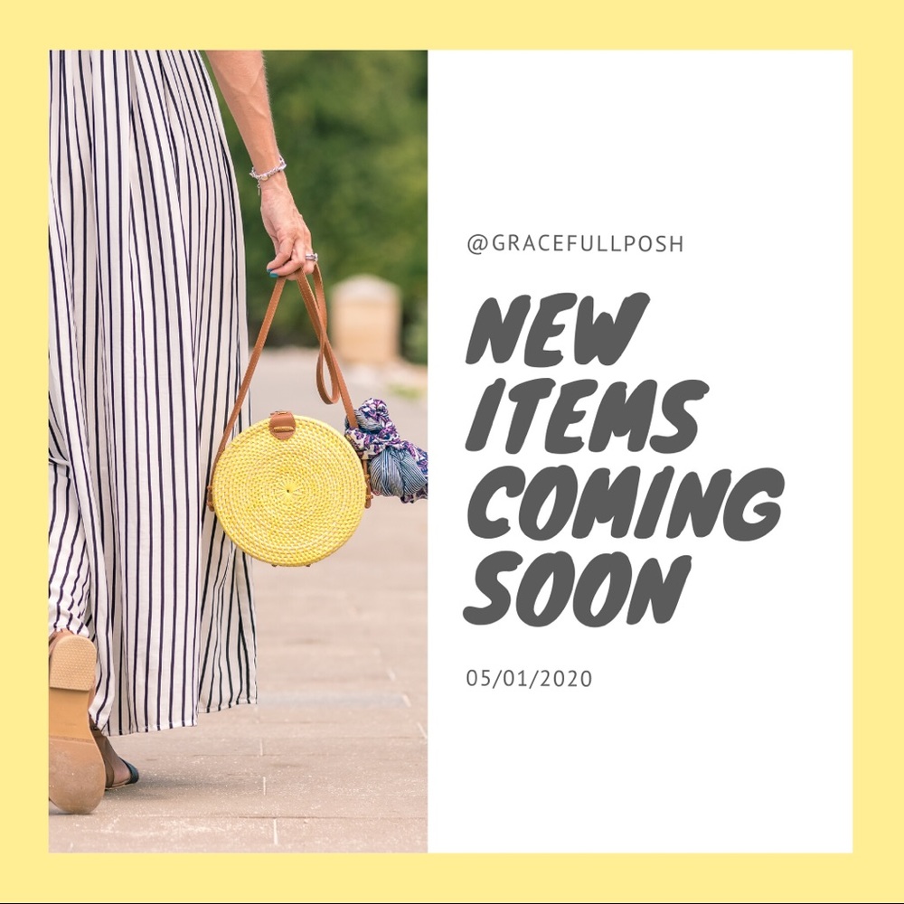 New items coming tomorrow! 💕